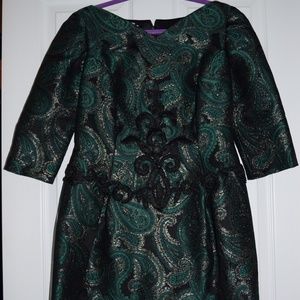 Cailan'd Green Patterned Dress